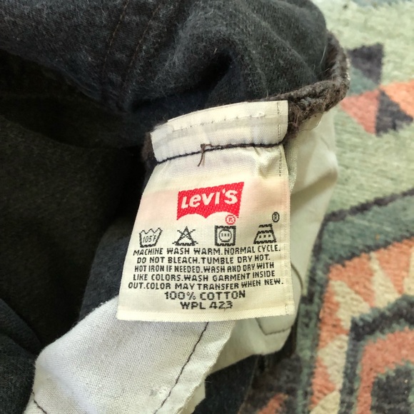 Vintage Distressed 501 Black Levis - Picture 6 of 9